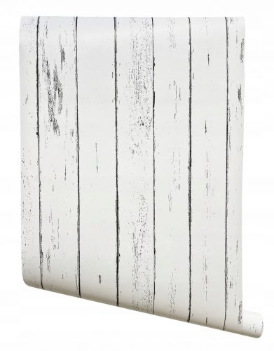 Tapet autoadeziv WHITE WOOD BOARD T19302