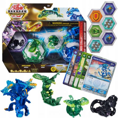  BAKUGAN LEGENDS BATTLE SET 5 FIGURINES CARDURI