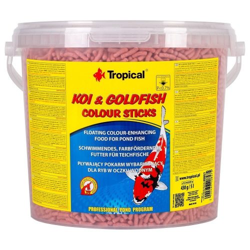  Hrană pentru pește Tropical Koi & Goldfish Color Sticks 430 g