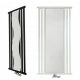  Radiator decorativ cu oglinda 1200/500 KALIPSO 625W alb negru grafit