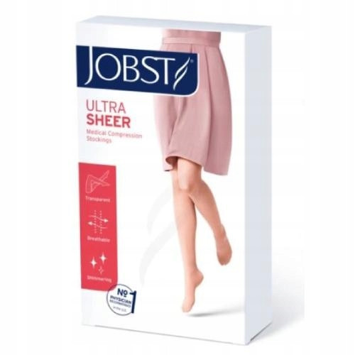  JOBST ULTRASHEER Șosete scurte de compresie CCL2 negru, mărime 4 ZP