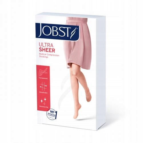  Sosete pentru genunchi de compresie Jobst Ultrasheer Ccl2 negri 3