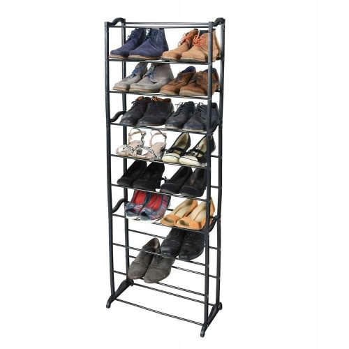  Storage Solutions dulap pantofi 50 x 130 x 24 cm negru