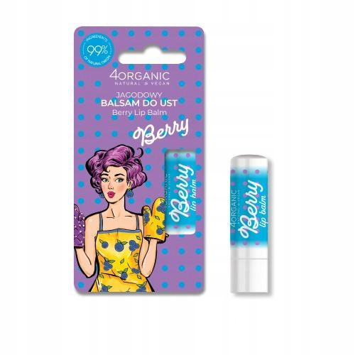  4BALSAM DE BUZE PIN-UP GIRL BERRY BERRY ORGANIC