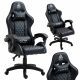  Scaun gaming Extreme CARBON, piele ecologica neagra