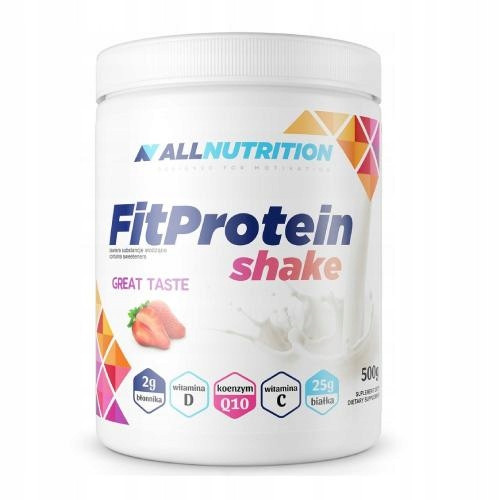  ALLNUTRITION FitProtein Shake capsuni 500g