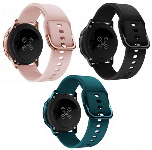  3x CUREA UNIVERSALA SILICON pentru SMARTWATCH 20mm