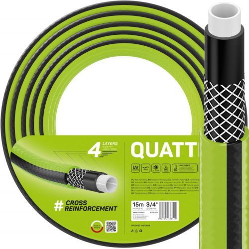  Furtun de grădină 3/4'' 15m CELLFAST QUATTRO 10-074