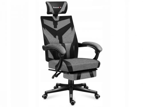  Scaun gaming Huzaro Combat 5.0 Gri, plasă neagră și gri