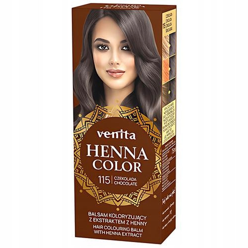  Venita Henna Color 115 Balsam colorant de ciocolata cu extract de henna 75ml