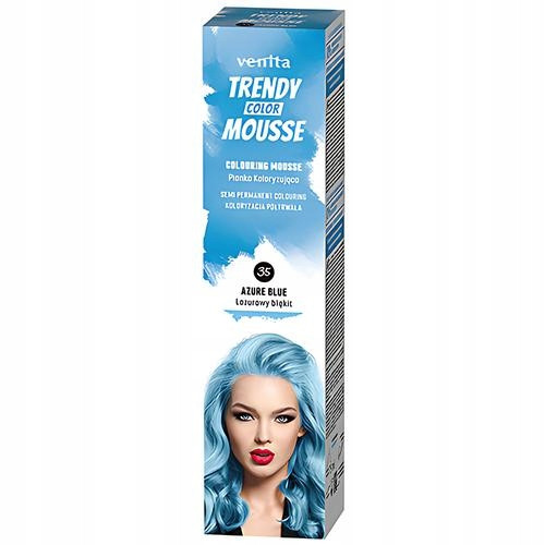  Venita Trendy Color Mousse 35 azur blue 75 ml mousse colorant