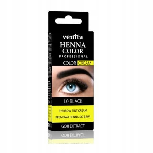  Venita Henna Color 1.0 black 30 g crema de henna pentru sprancene