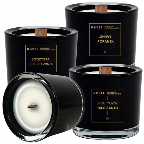 Lumanare cu parfum de soia Noble Candle Set 3x210ml Noble 3 buc.