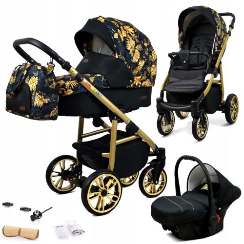  Carucior BabyLux Color Lux Gold Jungle 3in1