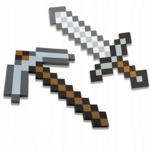  MINECRAFT IRON SWORD + JUCARIE FIGURĂ CURTĂ