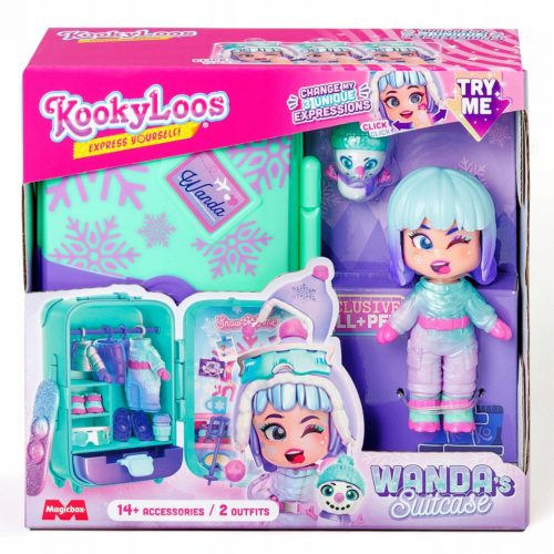  Magicbox KOOKYLOOS S Valiza lui Wanda Figurină de acțiune valiza lui WANDA + Animal de companie