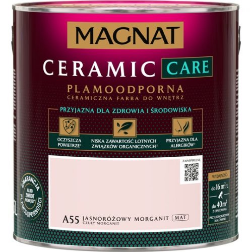 Vopsea perete ceramica Magnat 2,5 l A55 Sensitive Morganite mat