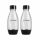  Sticla de plastic SodaStream 2 x 500 ml negru