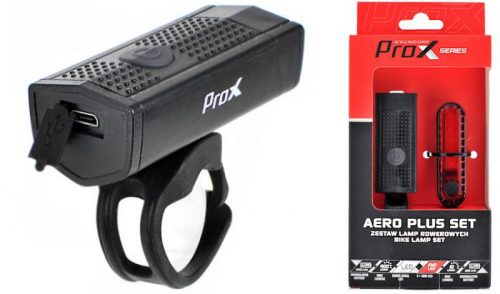  Prox AERO PLUS SET iluminare biciclete 400 lm USB