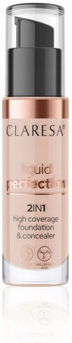  CLARESA LIQUID PERFECTION FOUNDATION CONCEALER 2in1 104 30 ml