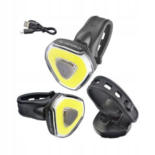  Lumina Biciclete Fata Cob 18 Led Nexelo Usb