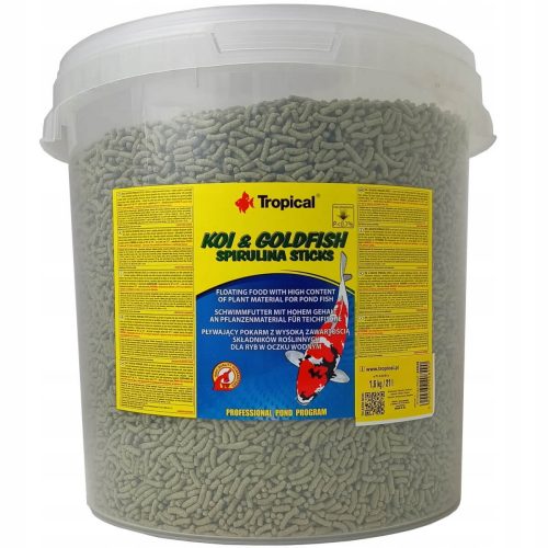  Hrana sub forma de Bastioane de Spirulina Tropical Koi & Goldfish 1,6 kg