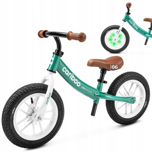  Bicicleta de echilibru CARIBOO LEDventure cu roti gonflabile