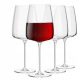 Pahare de vin rosu Krosno Modern transparent 600ml 4 buc.