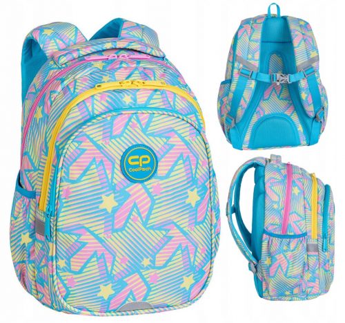  Rucsac școlar CoolPack cu mai multe compartimente Nuanțe de albastru, Nuanțe de roz, Multicolor 21 l