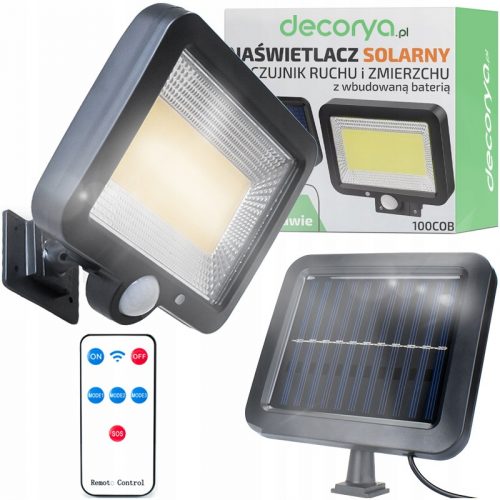  Lampa stradala Decorya 10 W 1000 lm alimentata solar