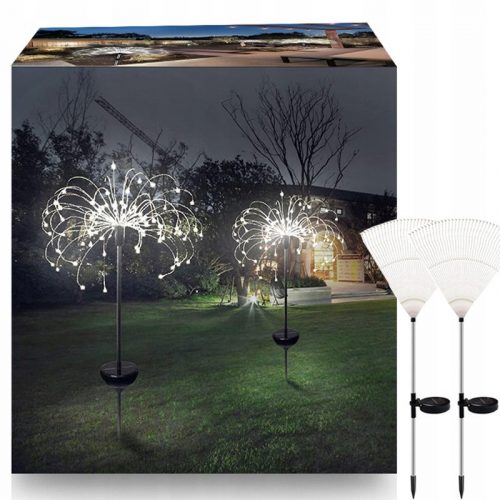  2x LAMPĂ SOLARĂ DECORATIVĂ Grădină Păpădie 150 LED