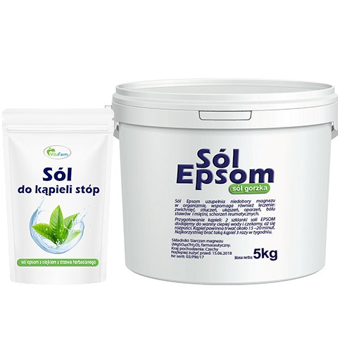  SARE EPSOM 5KG + SARE EPSOM CU ULEI DE CEAI