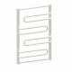 Radiator baie apa Esperto Radiatoare 316 W 540 x 850 mm negru