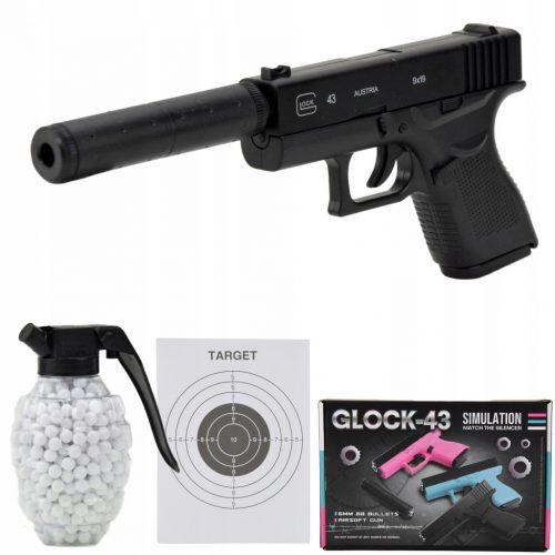  Pistol Balls Amortizor Glock Asg Metal 800