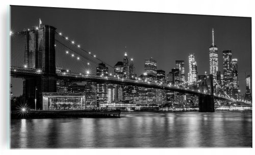 Tablou din sticla pentru living Brooklyn Bridge YORK 100x50