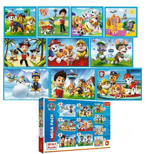  Puzzle Trefl 10 în 1 329 piese Echipa de încredere Paw Patrol 96001