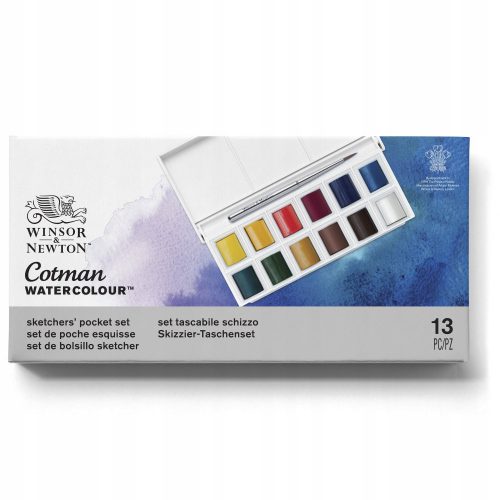  Vopsele acuarela Winsor & Newton 12 buc x 50 ml