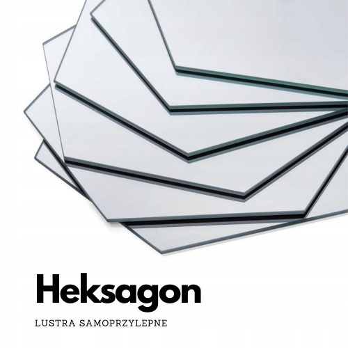  Oglinda de perete hexagonala Gold&Chrome 240 x 210 mm