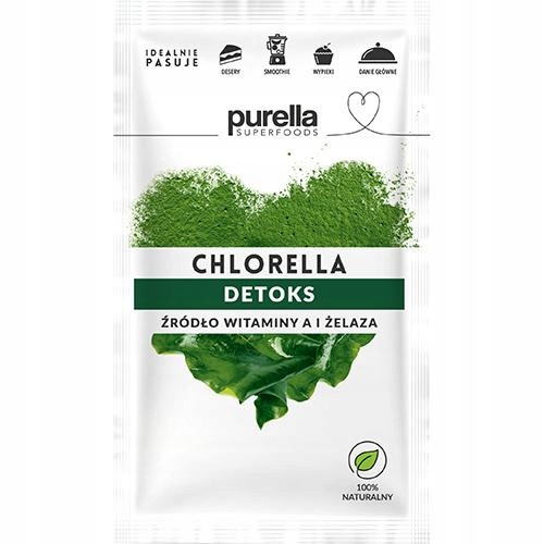  Purella Superfoods Chlorella pudra 21g Pentru Digestie