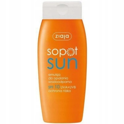  Ziaja Sopot Sunscreen Emulsion Waterproof SPF10 150ML