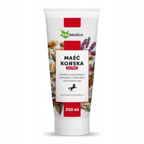  EkaMedica unguent pentru dureri musculo-scheletale Unguent pentru cal 200 ml 250 g