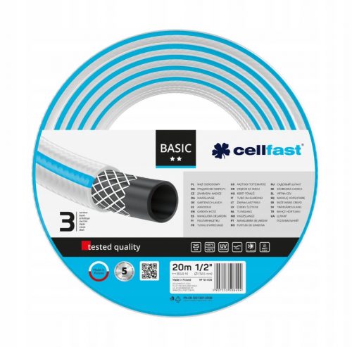  Furtun de grădină 20m 1/2" cellfast Basic 10-400