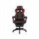  Scaun gaming Tracer MASTERPLAYER TRAINN46336, piele ecologica neagra si rosie