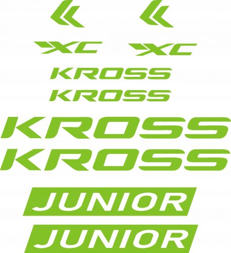  Autocolante KROSS JUNIOR XC pentru fete/baieti