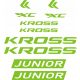  Autocolante KROSS JUNIOR XC pentru fete/baieti