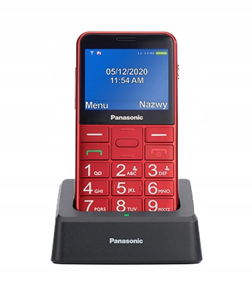  Telefon mobil Panasonic KX-TU155 64 MB 2G roșu