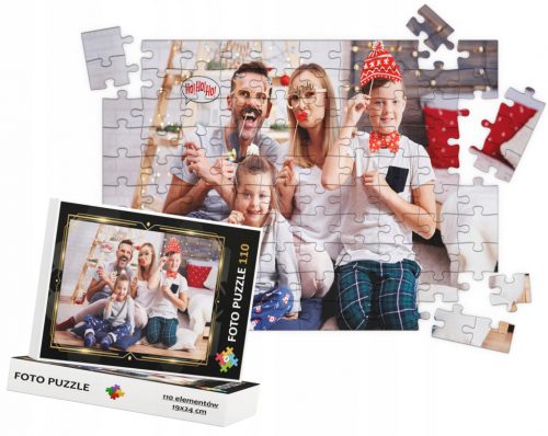  PUZZLE FOTO CU PROPRIA CUTIE FOTO 110 buc