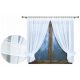  PERDEA GATA SABLE FRANCEZ VOILE ALB 300x160