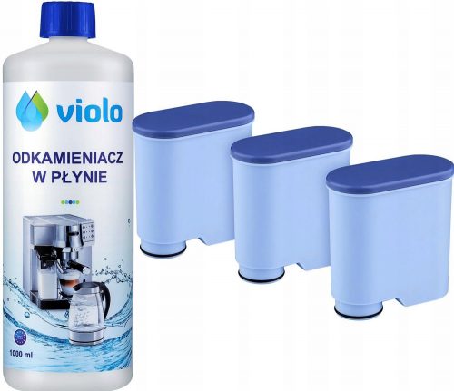  Filtru pentru SAECO PHILIPS 3 buc DETARTRAJ 1000 ml