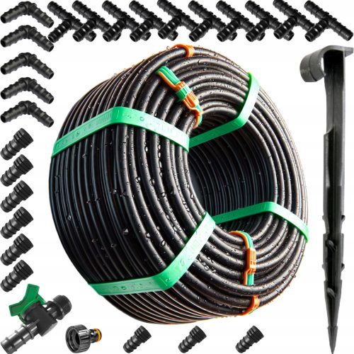  SET 47 ELEMENTE DIP LINE cu COMPENSARE irigare 100M SET1 + 20